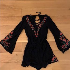 Long sleeve romper